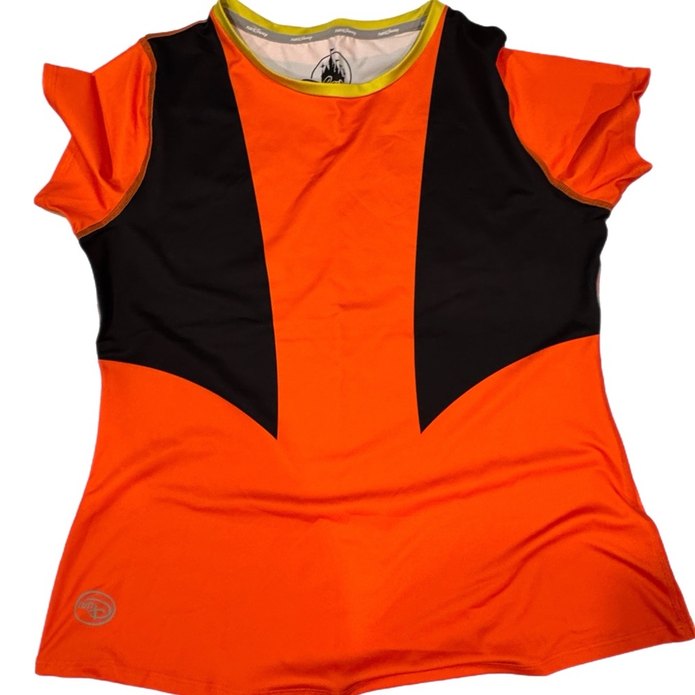 Disney Orange and Black Short Sleeve Tee